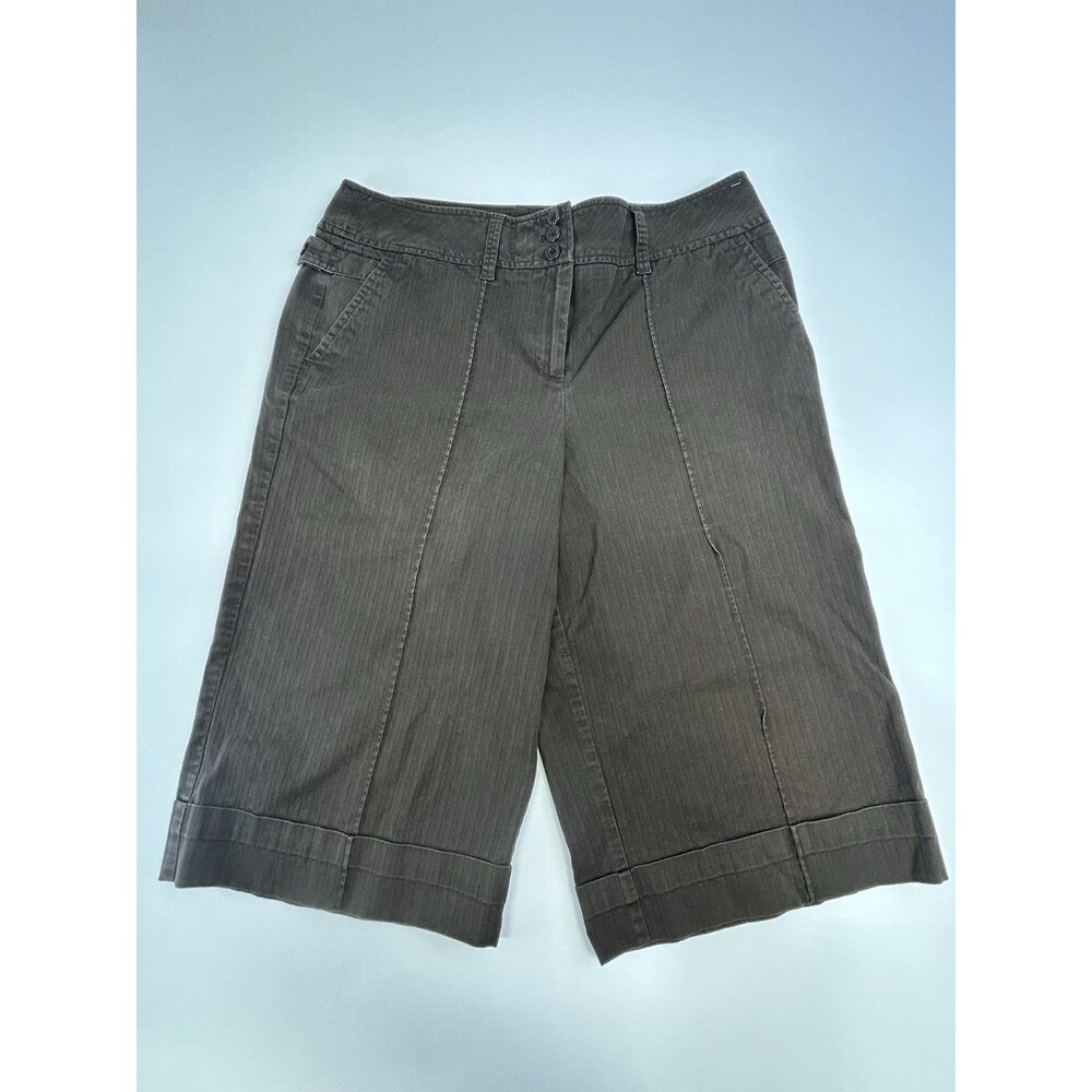 Ann Taylor Loft Capris Brown Pants Womens Size 12